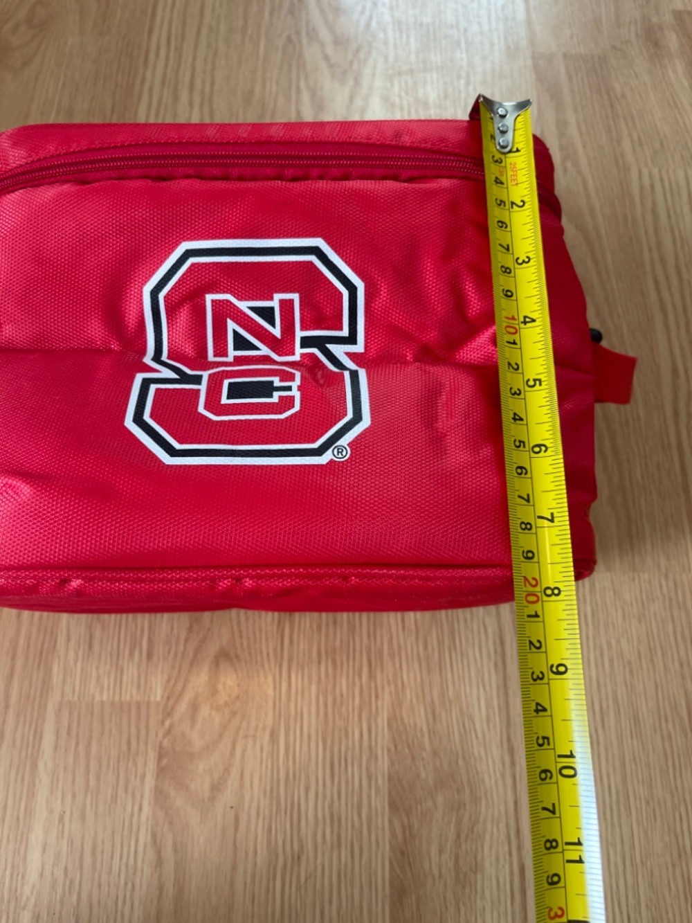 Logo Red NC North Carolina State Wolf Pack Cooler Bag w/ Adjustable Strap - Picture 10 of 11